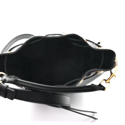 Saint Laurent Toile Classic Monogram Emmanuelle Bucket Bag Black 4 of 8