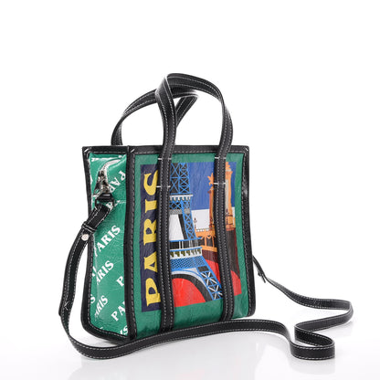 Balenciaga Agneau Arena Paris Print XS Bazar Shopper Tote 3 of 7