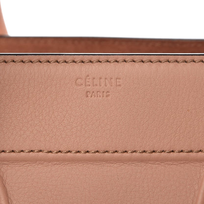 Celine Supple Calfskin Medium Phantom Luggage Flesh 6 of 13