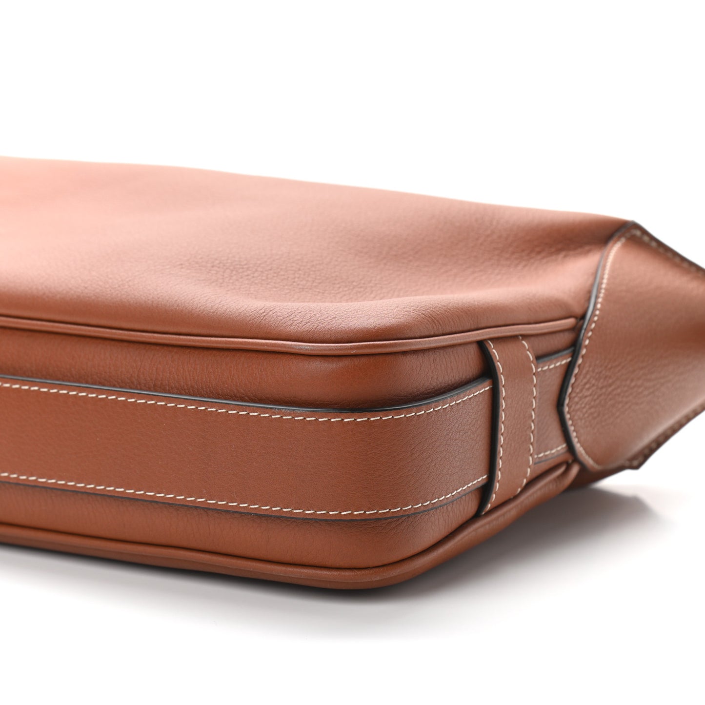 Supple Calfskin Medium Romy Shoulder Bag Tan