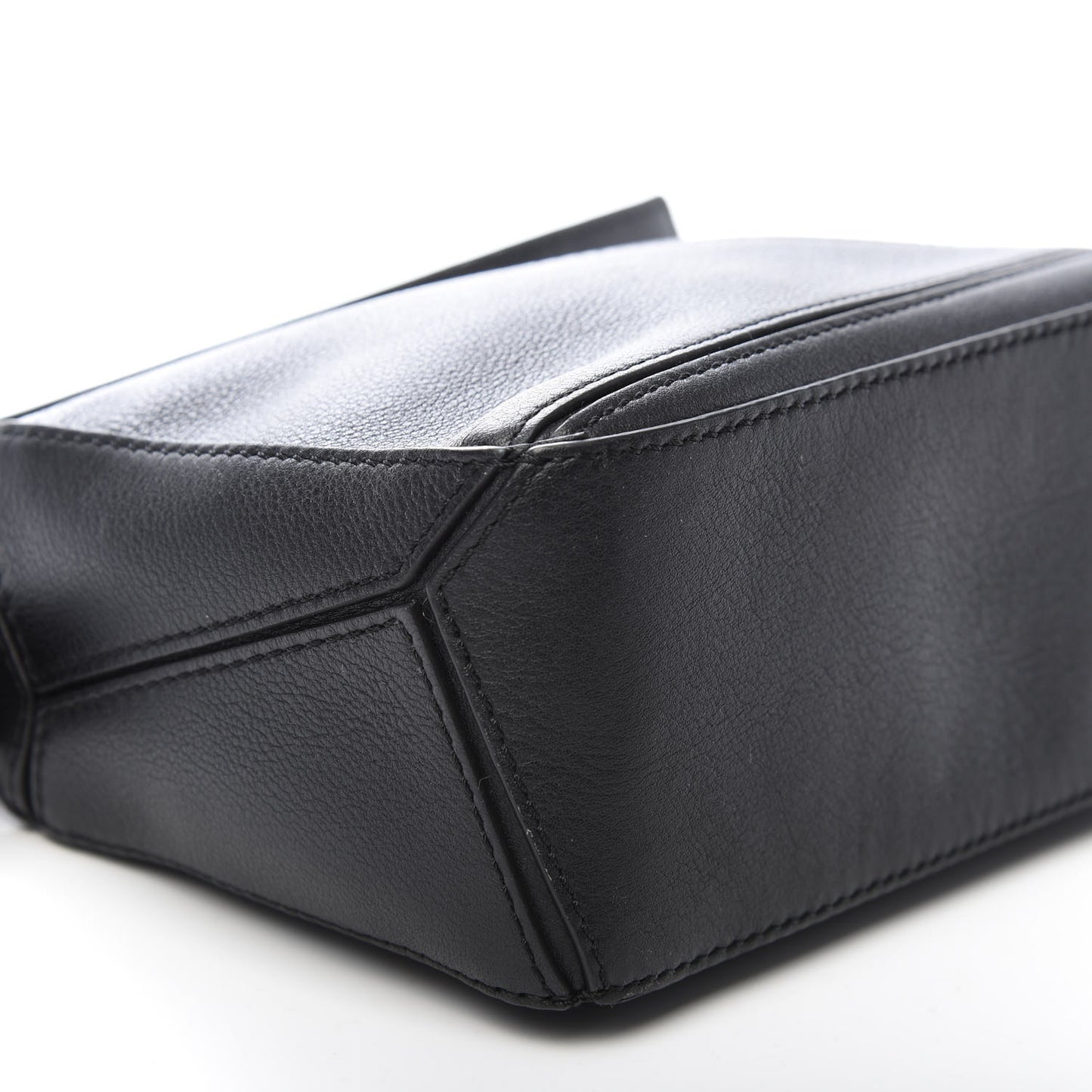 Calfskin Mini Puzzle Bag Black
