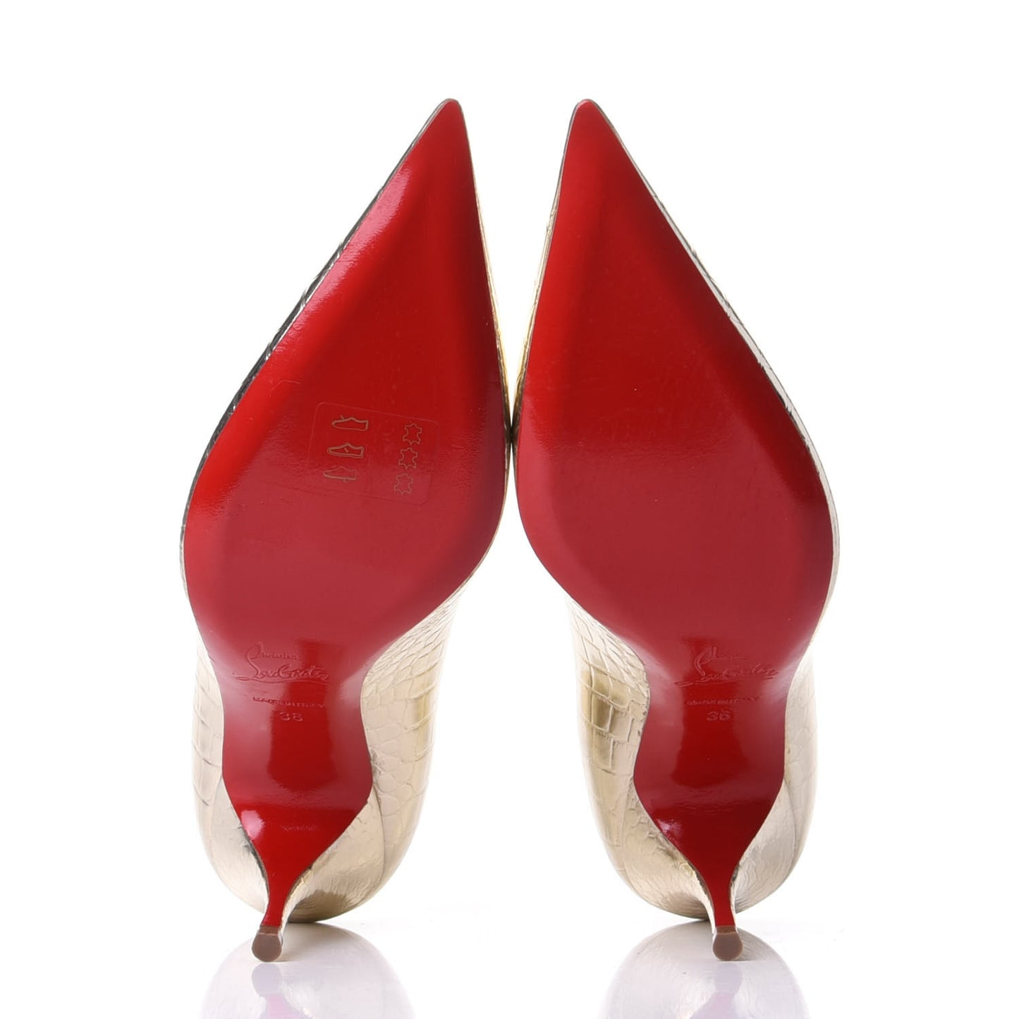 Metallo Cocco Clare 80 Pumps 36 Platine