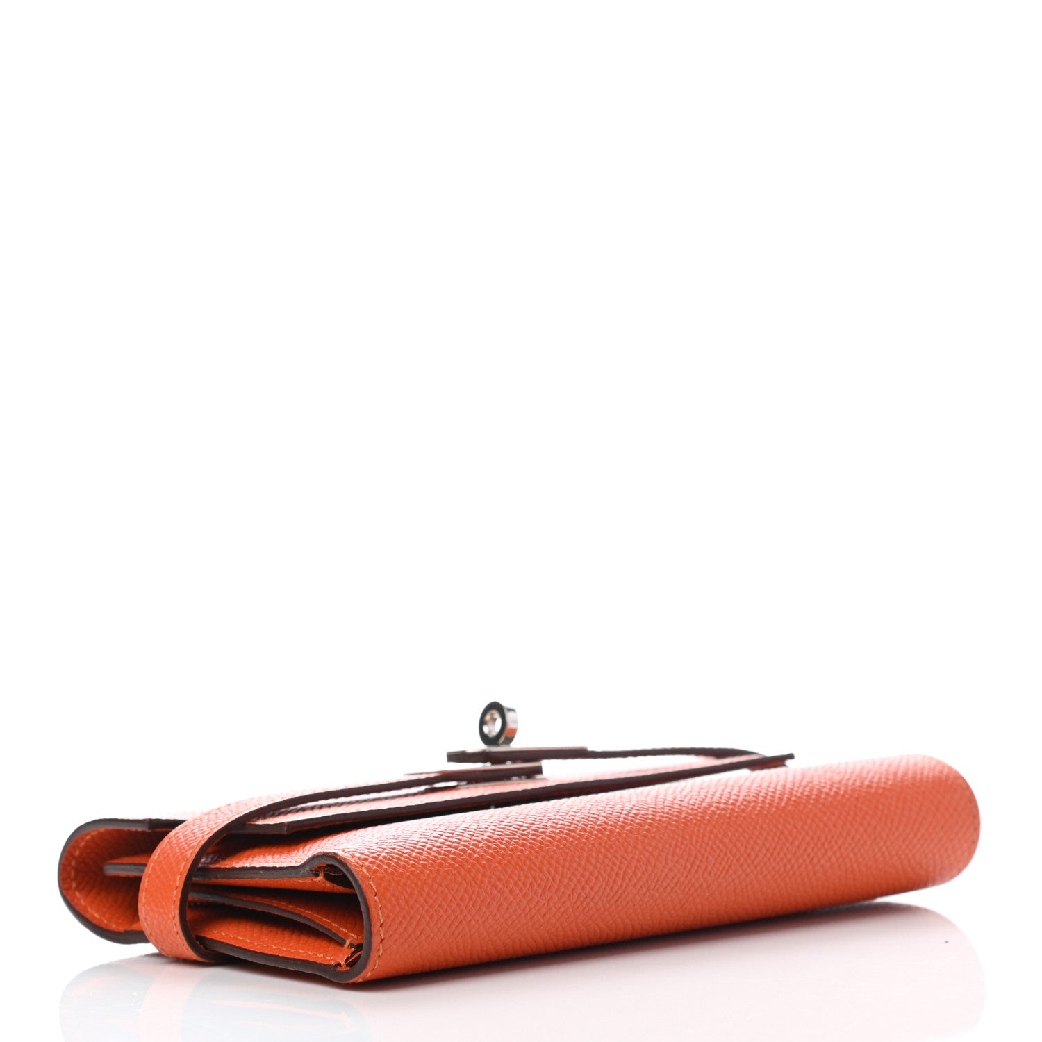 Hermes Epsom Medium Kelly Wallet Feu 4 of 6