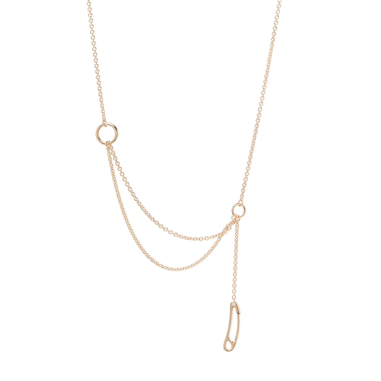 Hermes 18K Rose Gold TPM Chaine d'Ancre Punk Necklace ST 1 of 6
