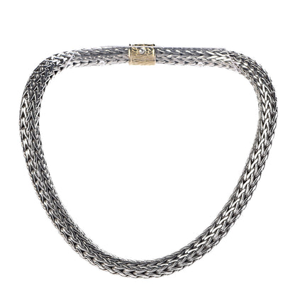 John Hardy Sterling Silver 18K Yellow Gold 11mm Classic Chain Necklace 1 of 5