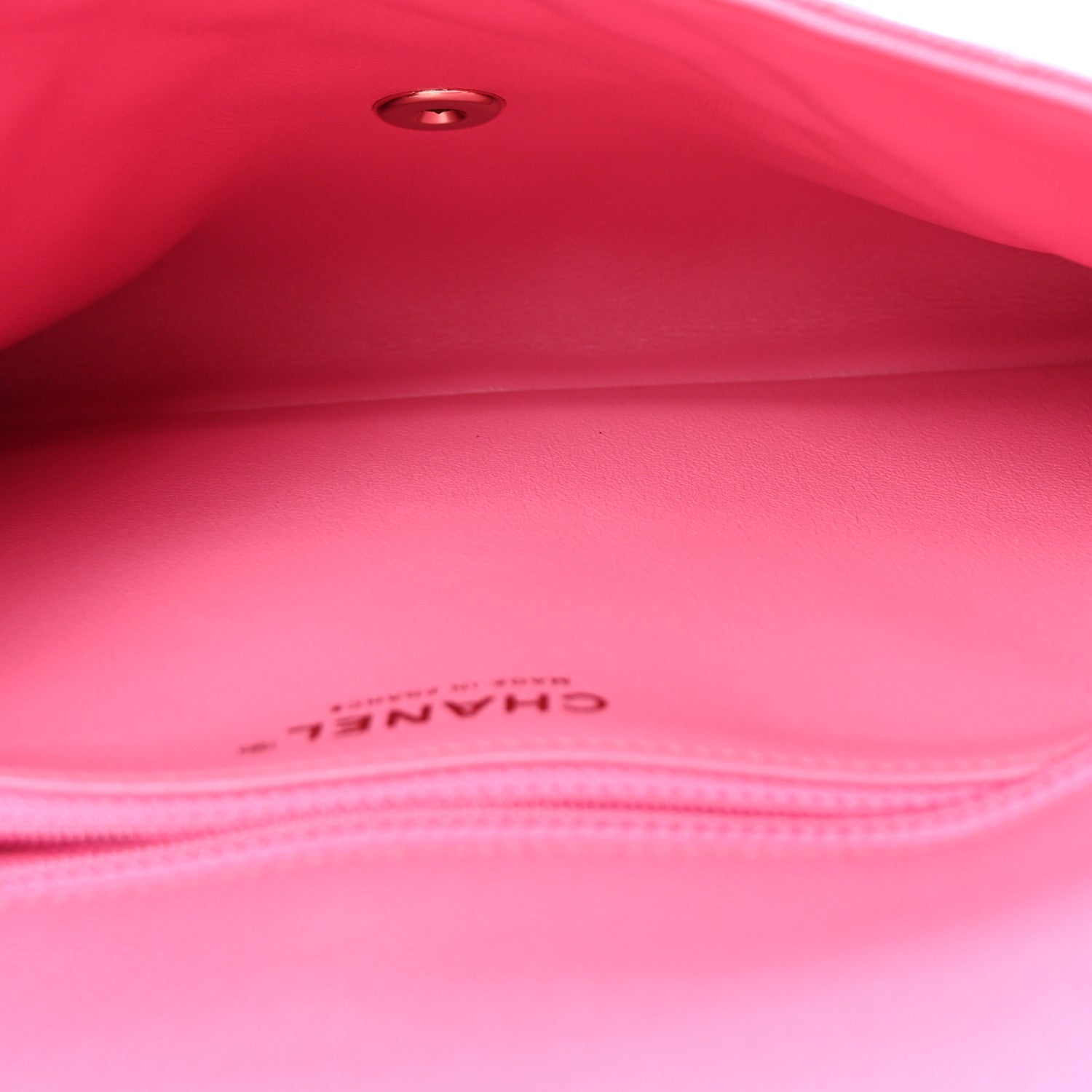 Chanel Caviar Quilted Flap Clutch Pink 5 of 7