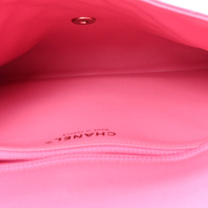 Chanel Caviar Quilted Flap Clutch Pink 5 of 7
