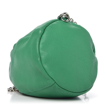Mulberry Calfskin Georgia May Jagger Biker Pouch Emerald Green 4 of 9