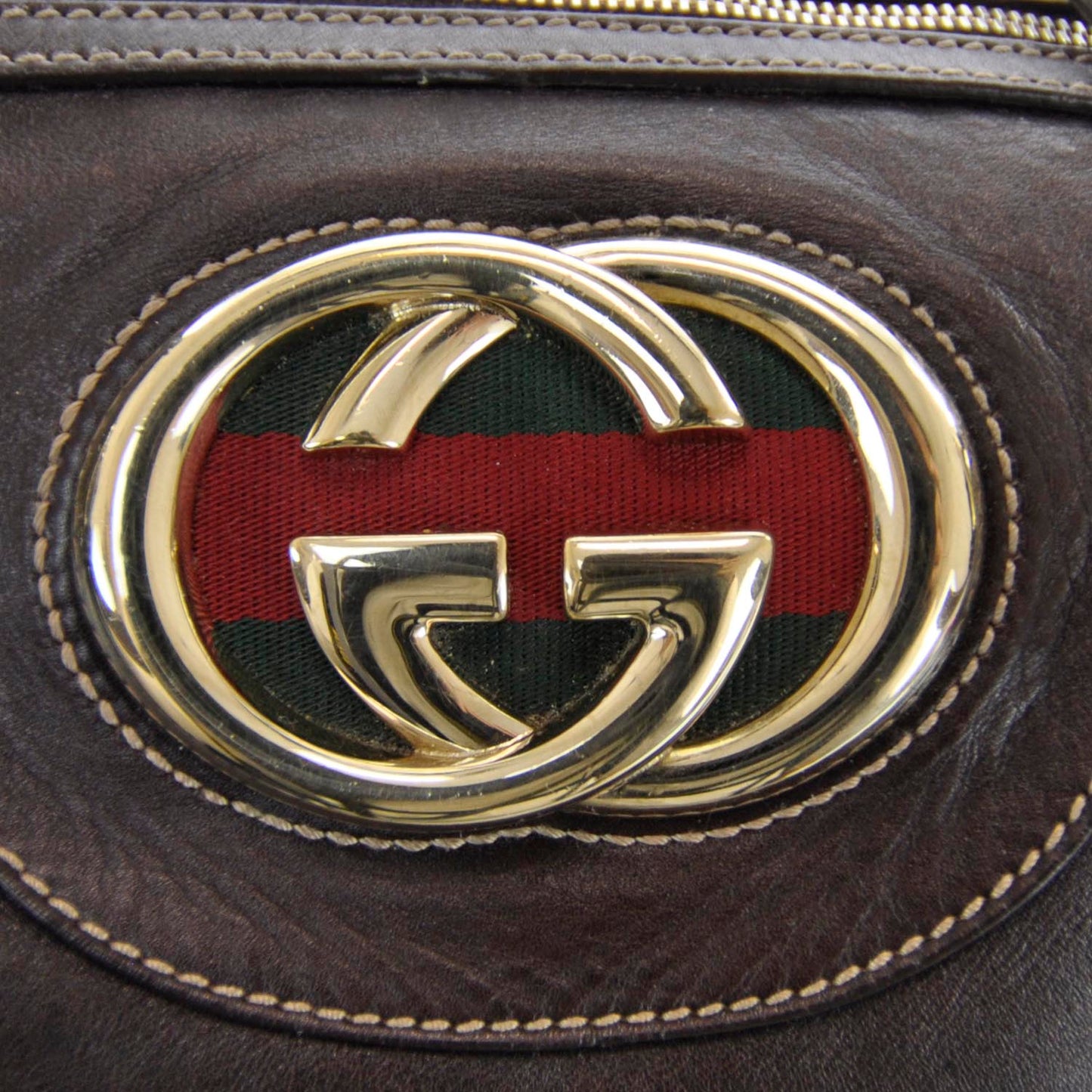 Leather Large Britt Boston Brown