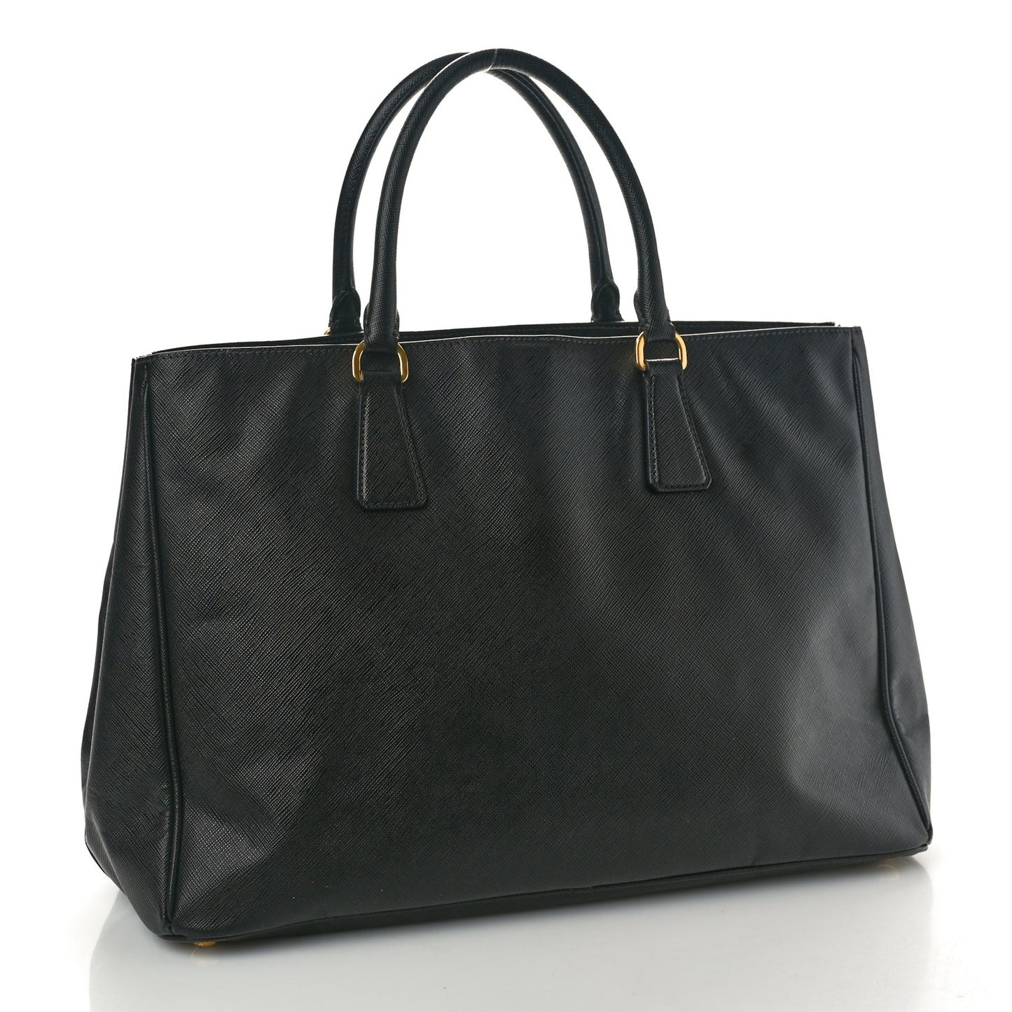 Saffiano Lux Large Tote Black