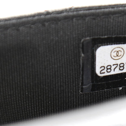 Chanel Lambskin Quilted Phone Clutch With Chain Black 6 of 10