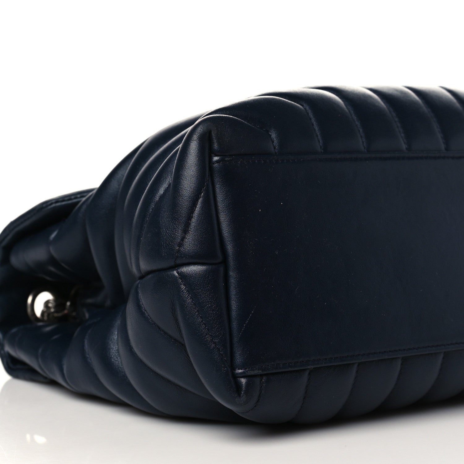 Saint Laurent Calfskin Y Quilted Monogram Medium Loulou Chain Satchel Medium Blue 9 of 12