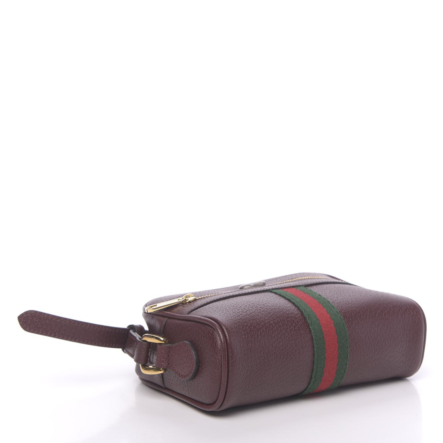 Calfskin Web Mini Ophidia Shoulder Bag Vintage Bordeaux