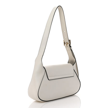 Prada City Calf Flap Shoulder Bag White 3 of 12