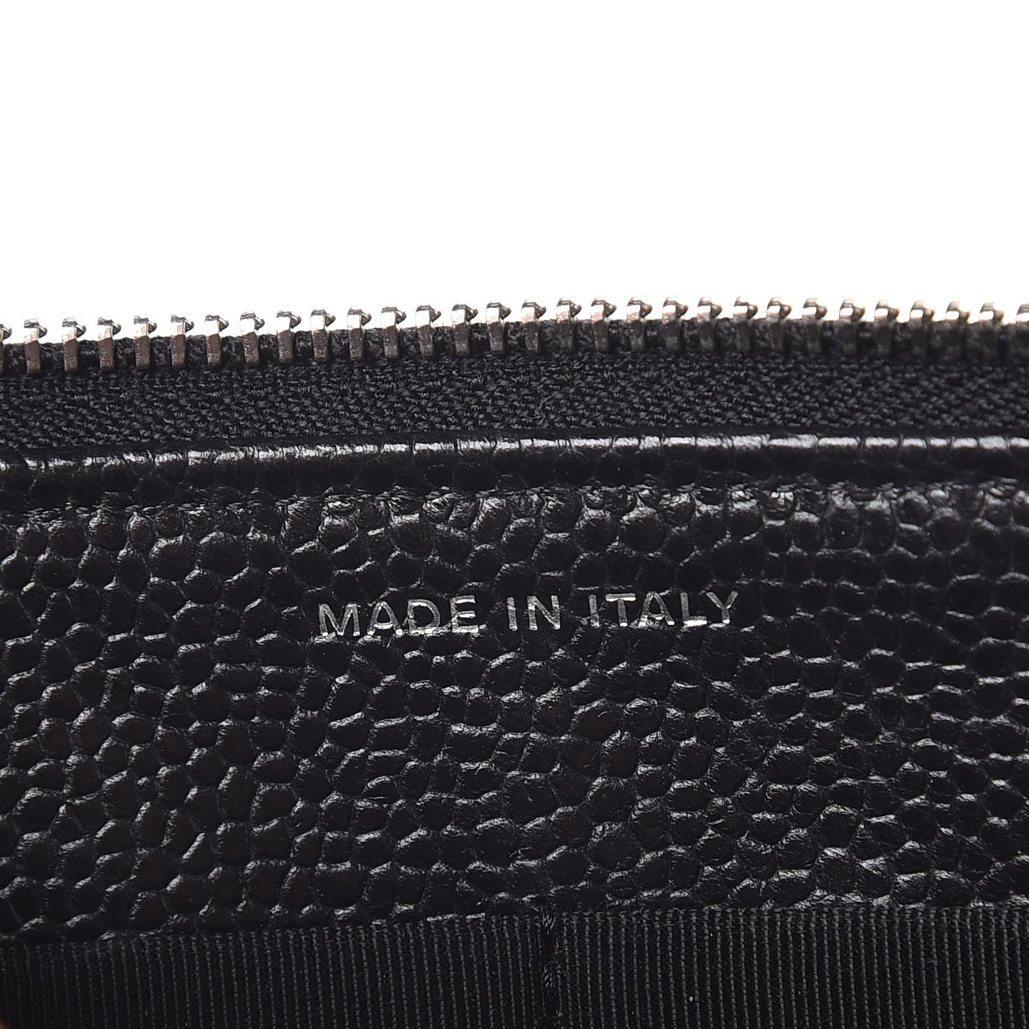 Chanel Caviar Quilted Large Zipped Clutch Black 7 of 9