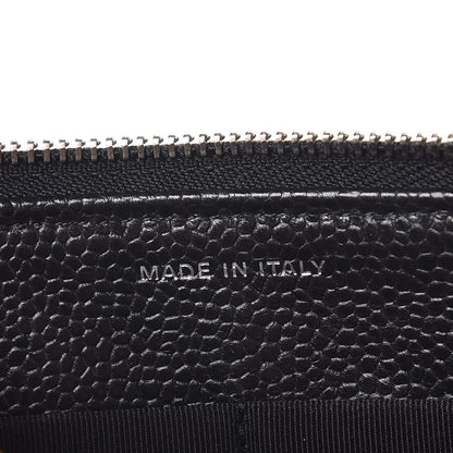 Chanel Caviar Quilted Large Zipped Clutch Black 7 of 9
