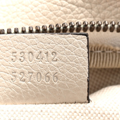 Gucci Grained Calfskin Logo Belt Bag White 7 of 10