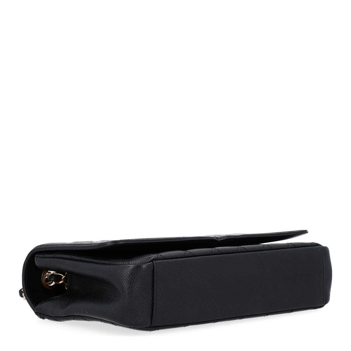 Caviar Quilted Medium CC Filigree Flap Black