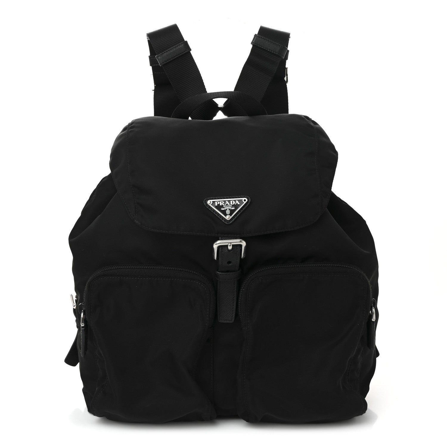 Prada Nylon Vela Large Backpack Black 1 of 10