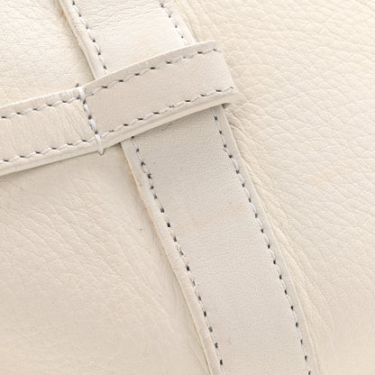 Christian Dior Calfskin Logo Charms Boston White 15 of 15