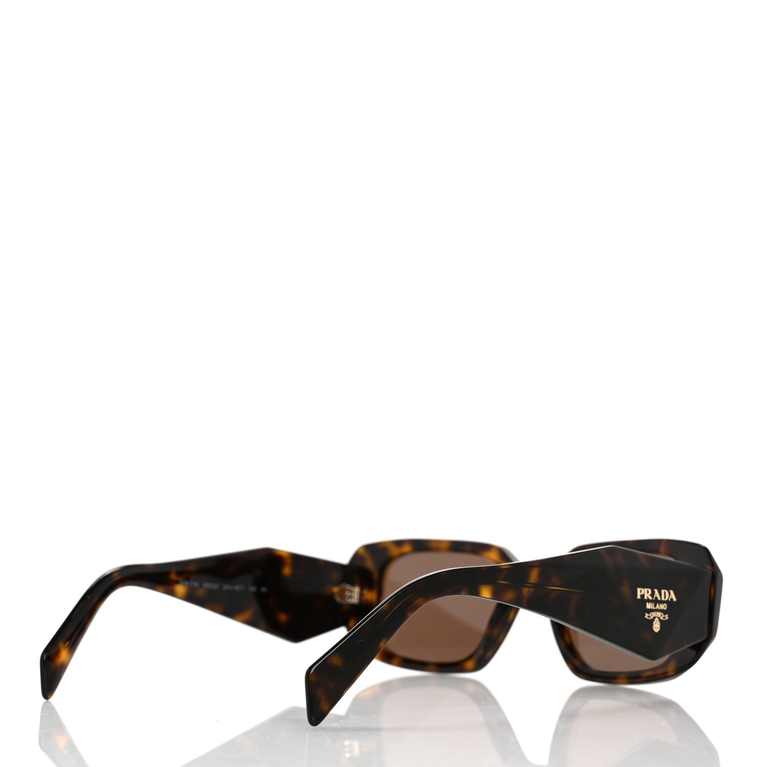 Prada Acetate Symbole Sunglasses SPR 17W Havana 4 of 10