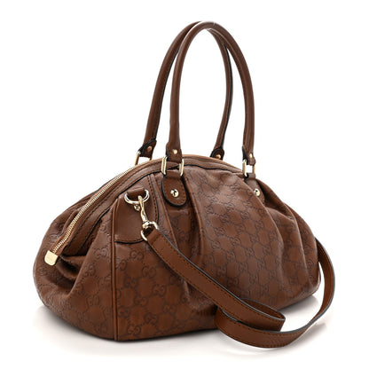 Gucci Guccissima Medium Sukey Boston Brown 3 of 11