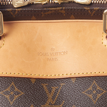 Louis Vuitton Monogram Alize 2 Compartment Luggage Travel Bag 9 of 10