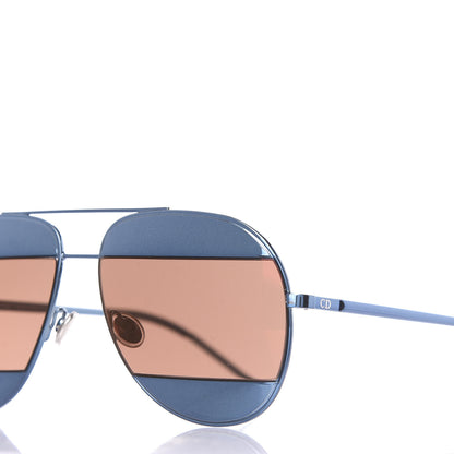Christian Dior Split 1 Aviator Sunglasses Blue 7 of 8