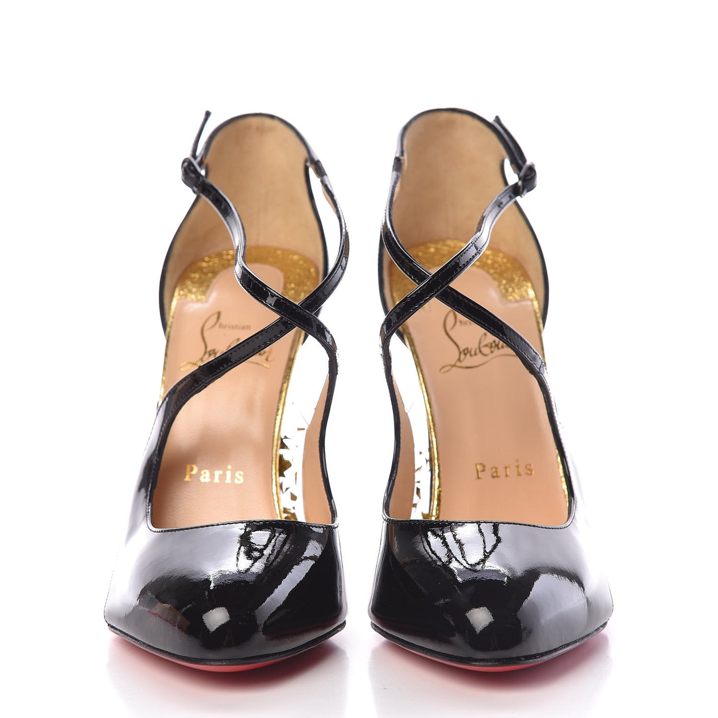 Patent PVC Crossettinetta 100 Pumps 37.5 Black