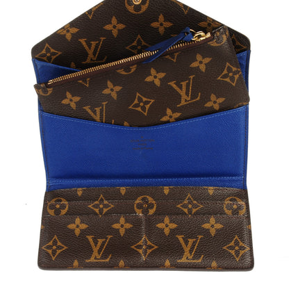 Louis Vuitton Monogram Josephine Wallet Blue 5 of 7