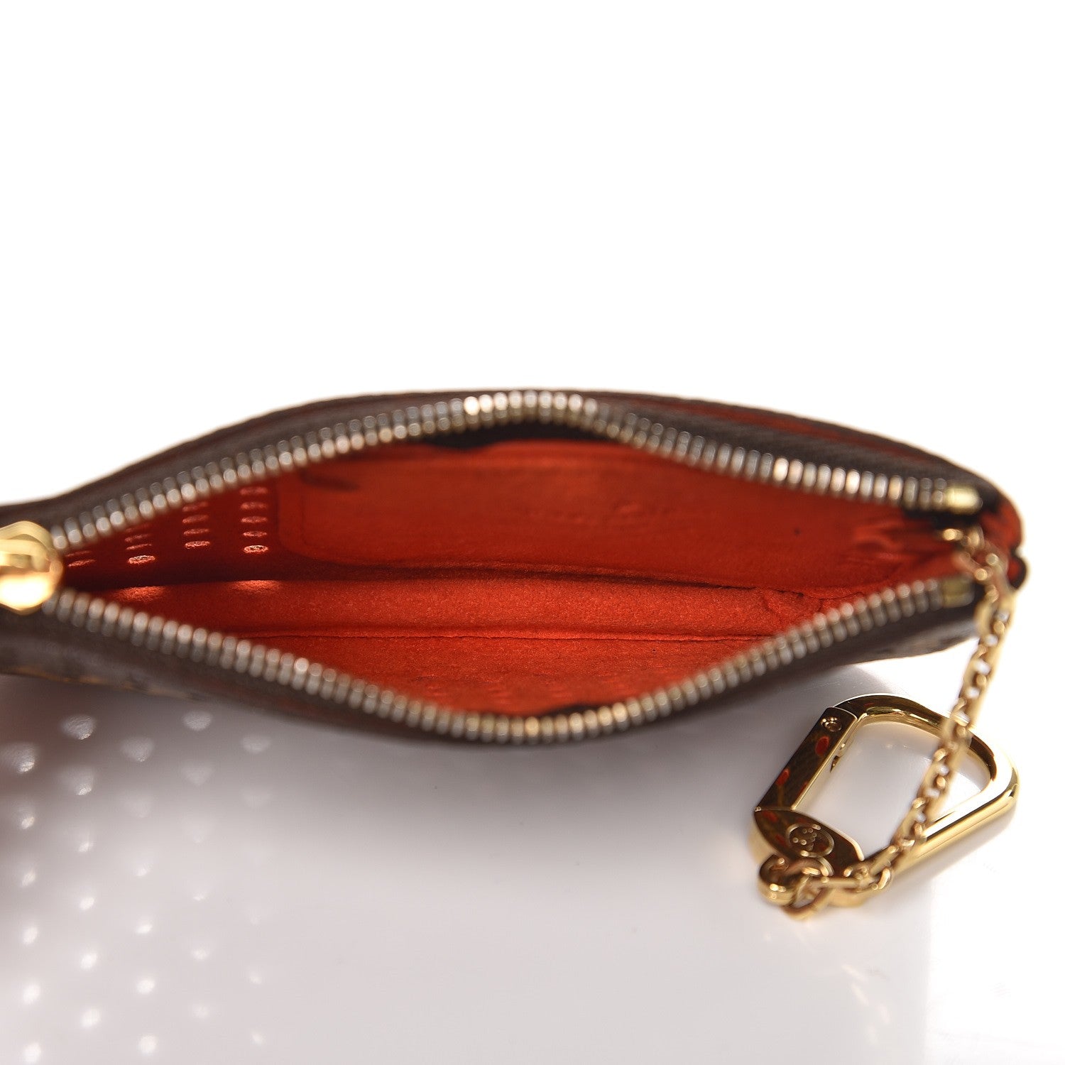 Louis Vuitton Monogram Perforated Key Pouch Orange 5 of 7