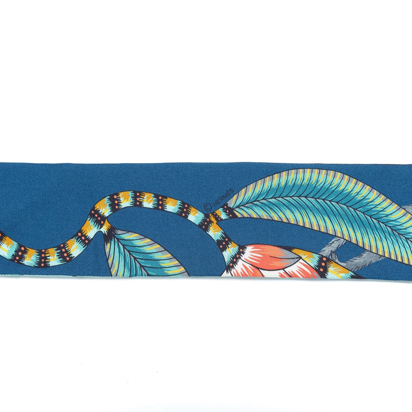 Silk The Savana Dance Twilly Turquoise Petrole Jaune