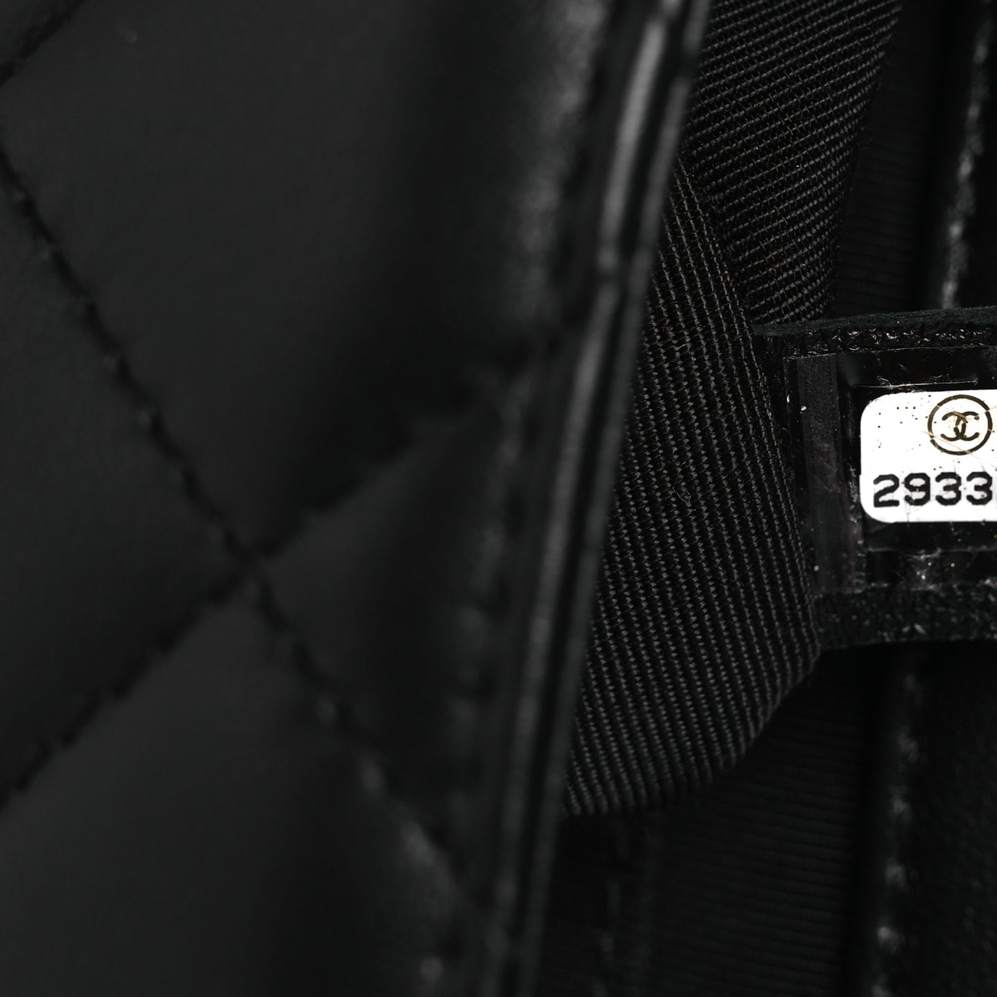 Lambskin Quilted Small My Precious Flap Black
