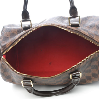 Louis Vuitton Damier Ebene Speedy 30 5 of 9