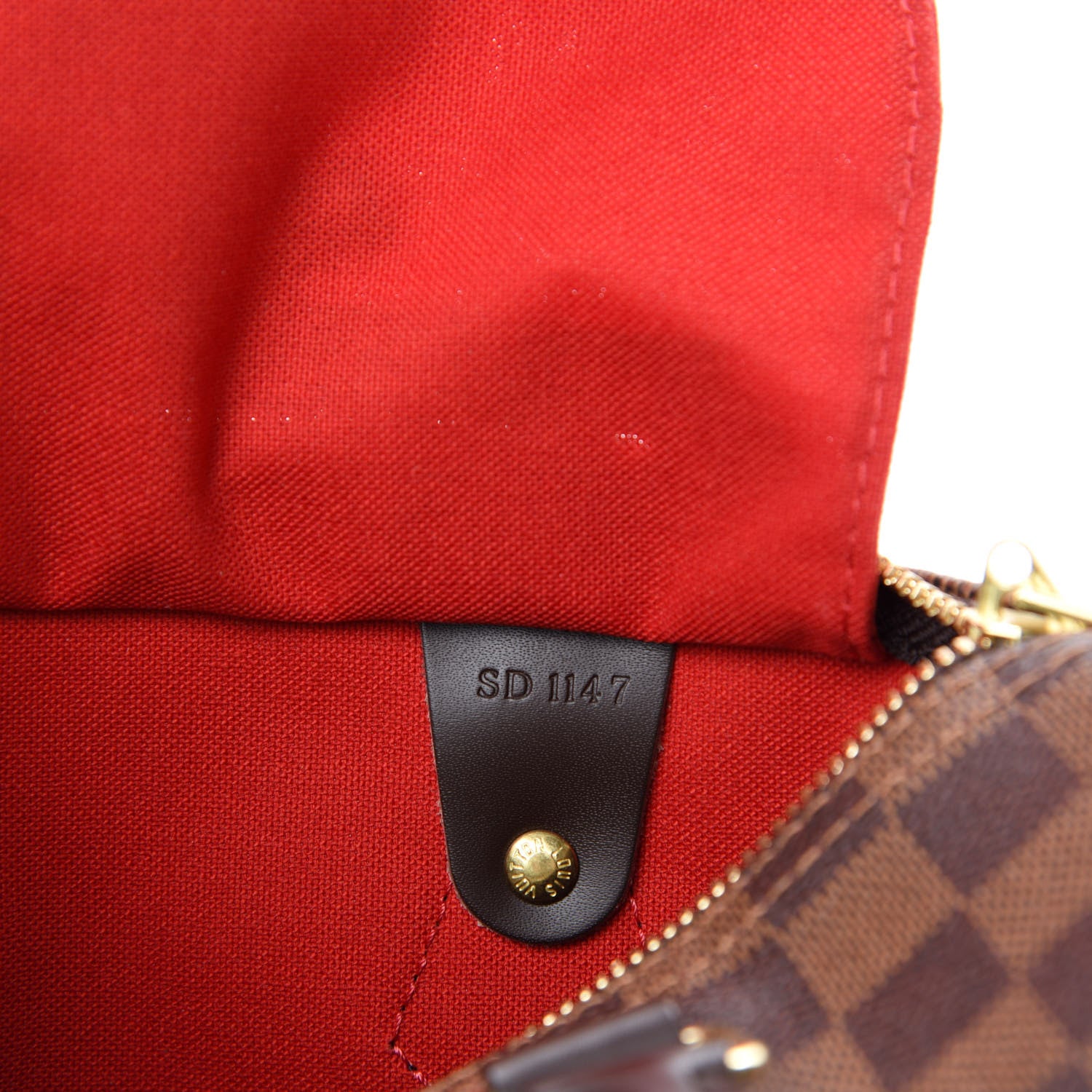 Louis Vuitton Damier Ebene Speedy Bandouliere 25 13 of 14
