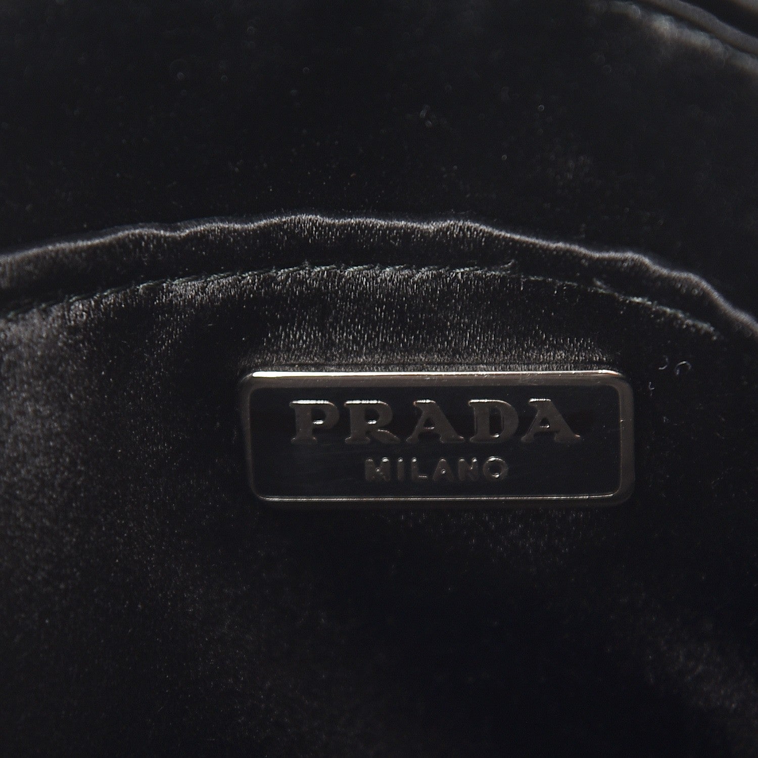Prada Sequin Beaded Flat Clutch Black 6 of 7