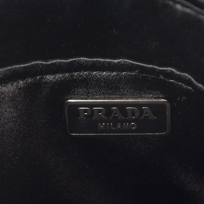Prada Sequin Beaded Flat Clutch Black 6 of 7