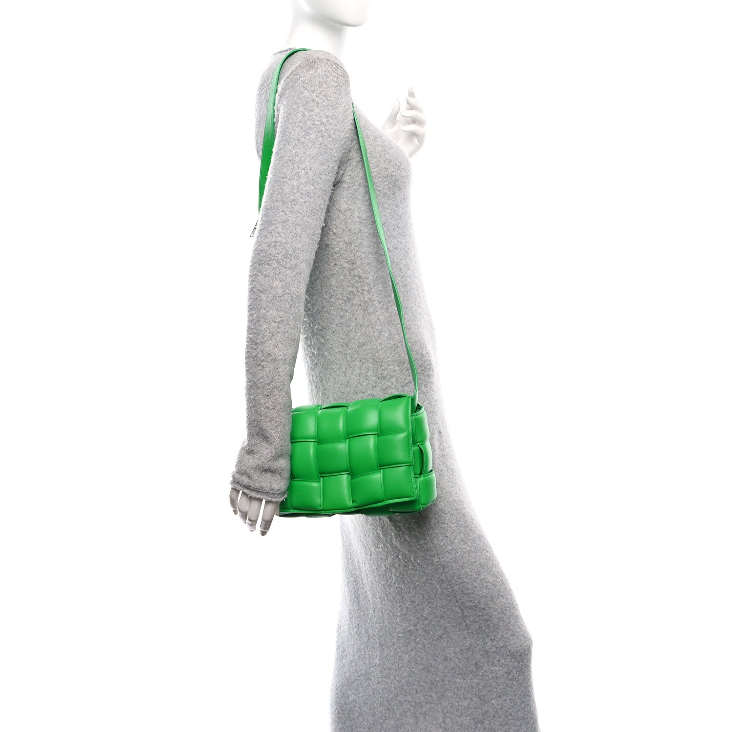 Bottega Veneta Nappa Maxi Intreccio Padded Cassette Crossbody Bag Parakeet 2 of 12