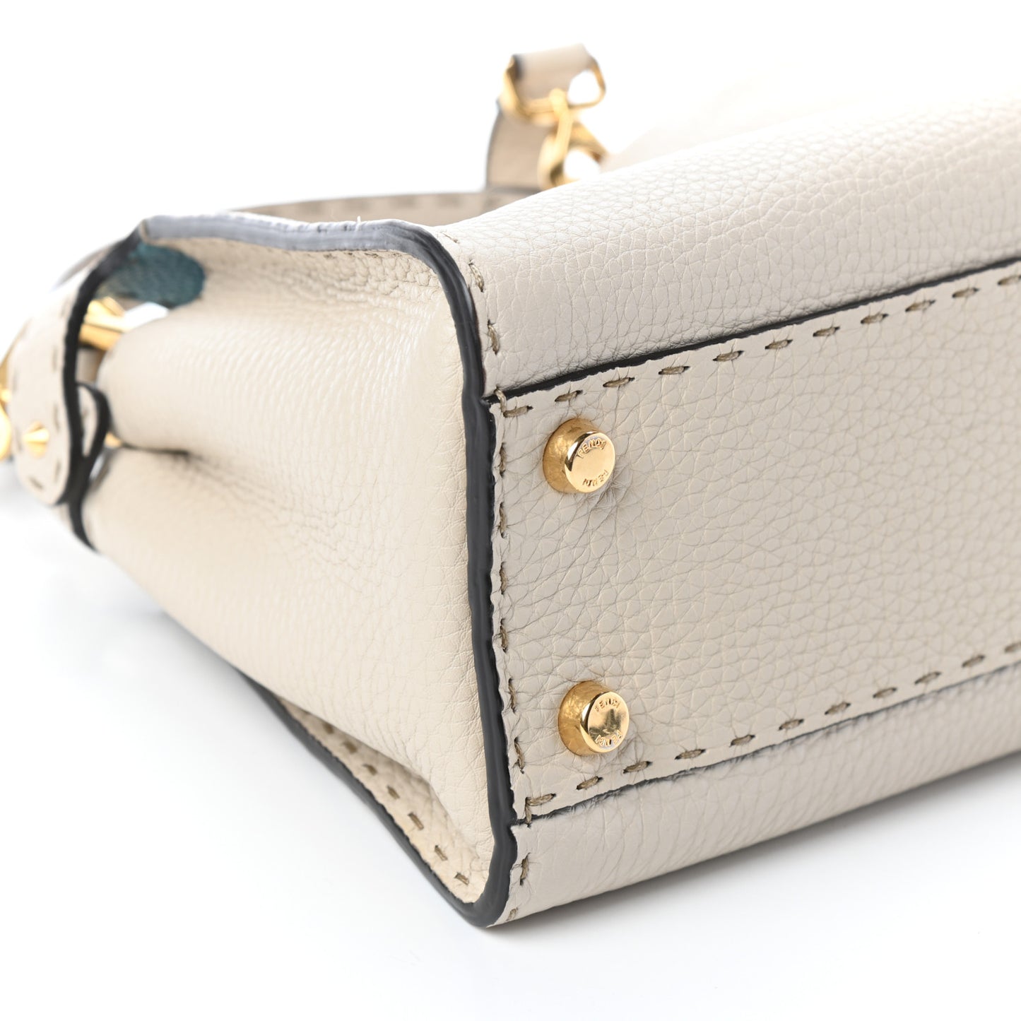 Cuoio Romano Selleria Medium Peekaboo Iconic Essentially Satchel Latte Laguna Tortora