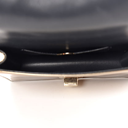Christian Dior Metallic Patent Micro-Cannage Mini Diorama Flap Bag Gold 7 of 12