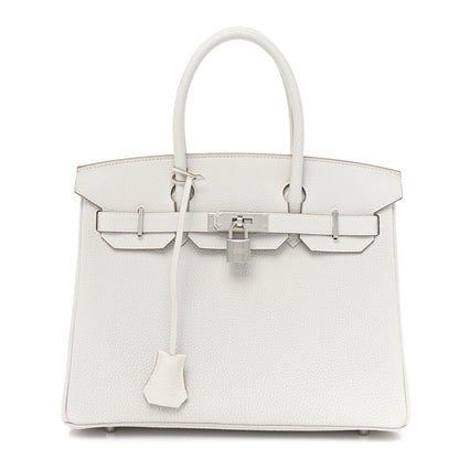 Hermes Togo Birkin 30 Gris Pale 1 of 9