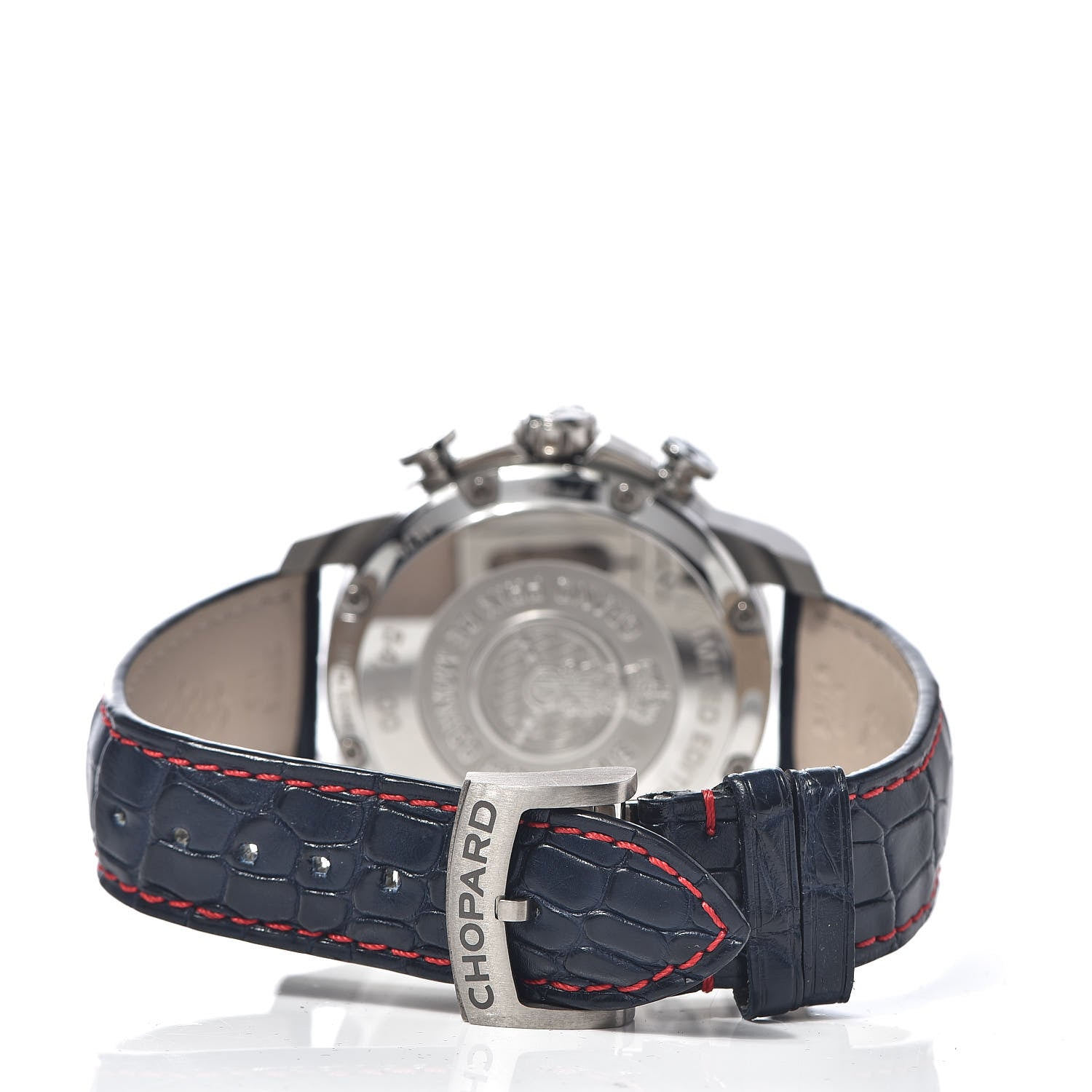 Chopard Stainless Steel Alligator 46mm Grand Prix de Monaco Historique Automatic Watch Blue 4 of 10