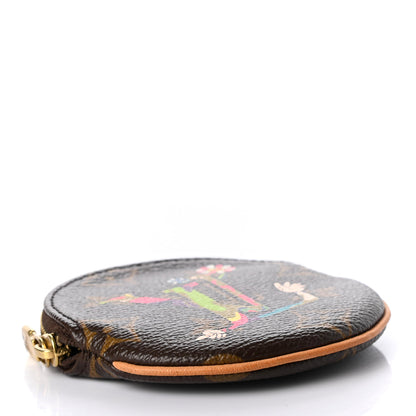 Louis Vuitton Monogram MOCA Round Coin Purse 4 of 6
