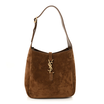 Saint Laurent Suede Small Le 5 A 7 Soft Hobo Caramel Cognac 1 of 10