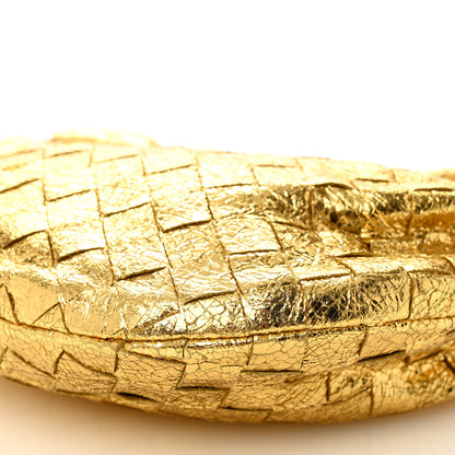 Bottega Veneta Metallic Nappa Intrecciato Mini Jodie Gold 10 of 10
