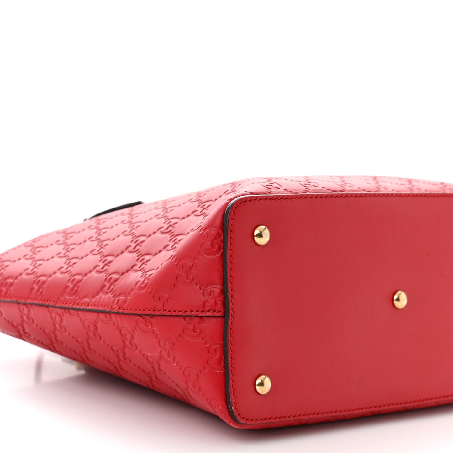 Guccissima Linea A Foldover Tote Red