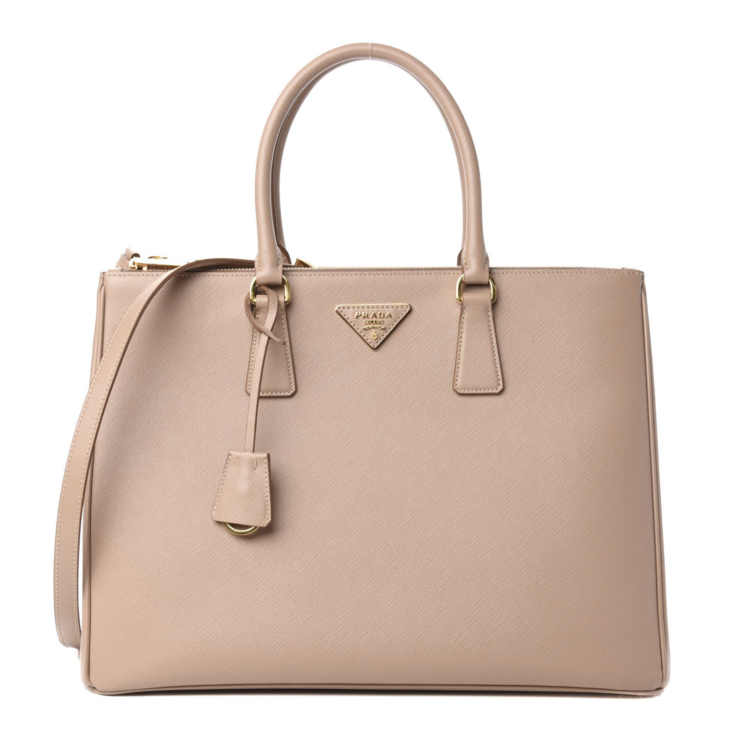Prada Saffiano Large Galleria Double Zip Tote Cammeo 1 of 11