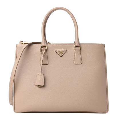 Prada Saffiano Large Galleria Double Zip Tote Cammeo 1 of 11