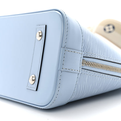 Louis Vuitton Epi Jacquard Alma BB Bleu Nuage 9 of 10