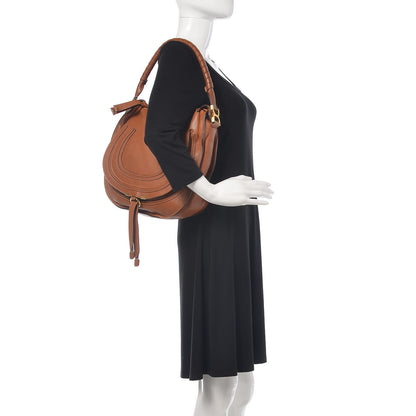 Chloe Calfskin Medium Marcie Hobo Tan 2 of 14